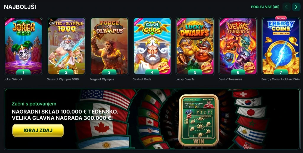 Kinbet – najboljše igre in promocije